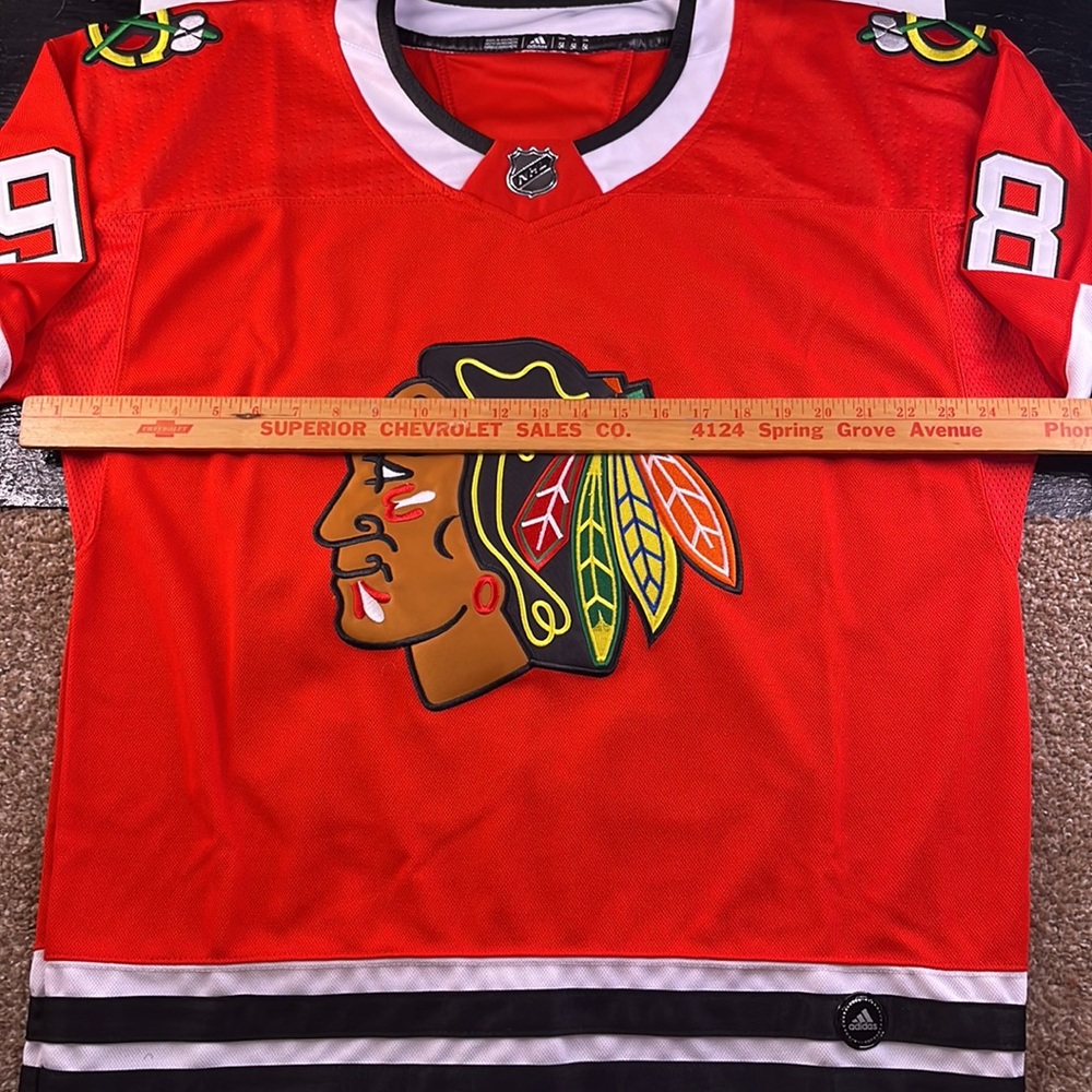 Connor Bedard Chicago Blackhawks Hockey Jersey Red White Stitched - Size XL 54 - Picture 8 of 10